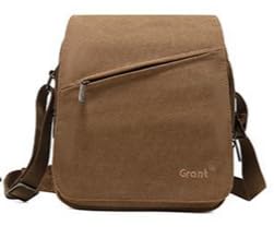 Bolso bandolera de lona impermeable Grant: protege tu laptop de la lluvia y el desorden