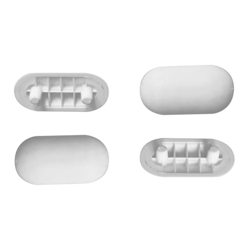 Kit de 4 piezas. Tope para tapa de WC, tamaño estándar, de goma