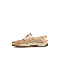 Sperry Mens Billfish 3-Eye Wide Leather Boat Shoe, Tan/Beige, US 7.5