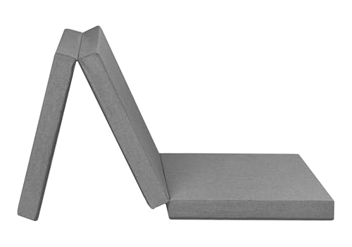 Badenia Trendline faltbare Gästematratze mit strapazierfähigem Bezug aus 100% Polyester, Öko-Tex zertifiziert, 196 x 65 x 8,5 cm Liegefläche ,...