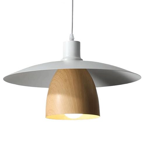 Suspension métal E27 au style industriel moderne pour éclairage de plafond