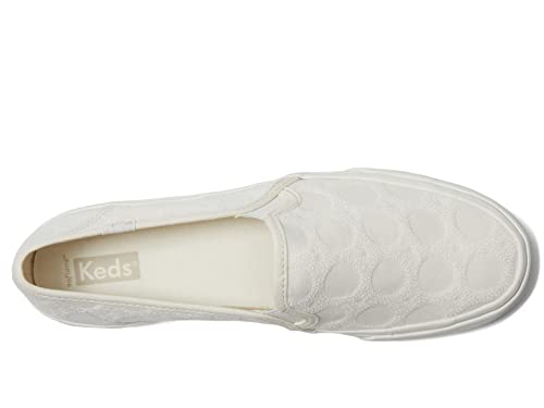 Image of Keds Womens Double Decker Canvas Slip On Sneakers Shoes Casual - Black