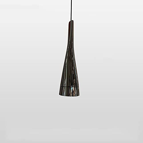 Suspension LED noire pour table de bar réglable et anti éblouissement