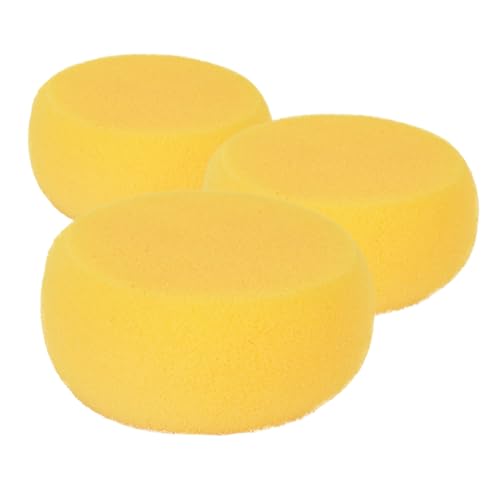 Angoily 3 Piezas Esponja Redonda de cerámica Esponja de Limpieza Esponja para Pintar Esponja de Arcilla Esponja de Pintura esponjas de Pintura para esponjas de Pintura para Pintar