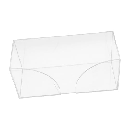 IWOWHERO Dispensador de Papel Facial Acrílico Transparente para Encimera Soporte Multifuncional para Toallas de Mano Diseño Elegante y Compacto para Cocina y Baño