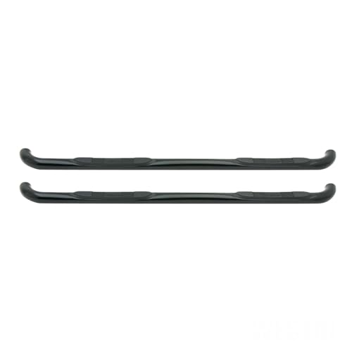 Westin 23-1435 E-Series 3 Round Nerf Bars fits 1999-2004 F150 F250LD SuperCab (2004 Heritage Only) Black Pair
