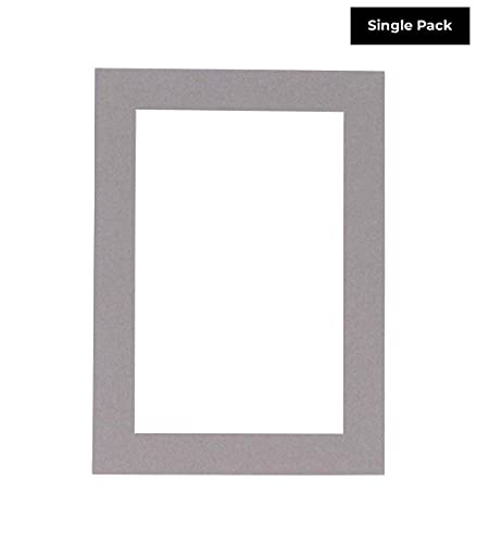 11x17 Mat for 16x20 Frame - Precut Mat Board Acid-Free Charcoal 11x17 Photo Matte Made to Fit a 16x20 Picture Frame, Premium Matboard for Family Photos, Show Kits, Art, Picture Framing, Pack of 1 Mat