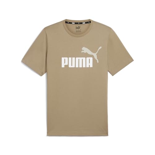PUMA Mixte Ess+ 2 Col Logo Tee T-shirts, Branche De Chêne, XL EU PUMA Mixte Ess+ 2 Col Logo Tee T-shirts, Branche De Chêne, XL EU