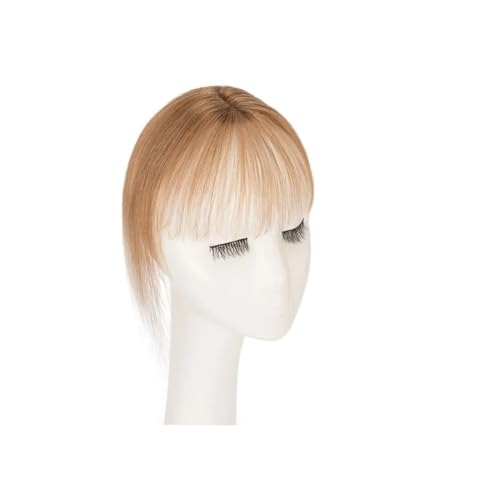 4x6 cm Fringe Air Bang Human Hair Topper Natural Hairline for Women Clip In Hairpieces 10 g Light Bangs 10" �w�A�G�N�X�e���V����(Light Bro