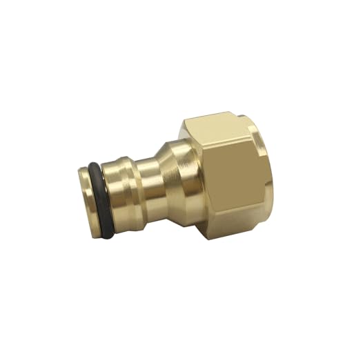 Image of 2PCS Brass Pressure Washer Adapter M22 Female with Quick Connector