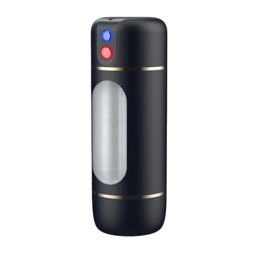 Masajeador de alivio muscular portátil for hombres: manual/automático, hecho de silicona suave for entrenamiento de resistencia y relajación, fácil de limpiar y almacenar(Automatic black)