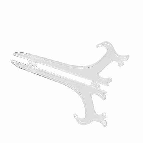 CFTGIW 10 Pezzi Pieghevoli Piatti Porta Piastra Piatto Piatto per Piastrello Deco Porta Portapattona Piastra Rackdi di Piatti da Goccia e Plastica (20 cm)