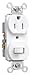 Pass & Seymour White Wall Toggle Switch Outlet Receptacle 5-15R 15A 125V 691TR-W