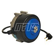 Mars 10891 Evaporator/Condenser Fan Motor, front view with power cord