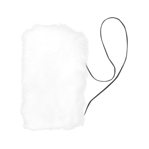 Manguito de invierno para mujer en pelo sintético y almohada multifuncional colorida 1
