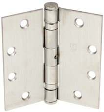 Hager 1279B0045004526D0N Architectural Hinge, 4.5"x4.5", US26D NRP Finish Pack of 3
