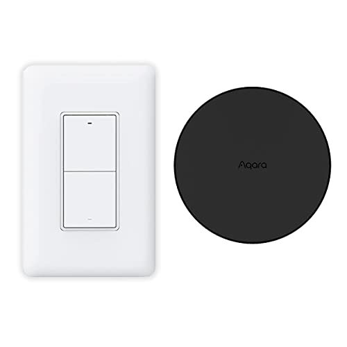Aqara Smart Light Switch (No Neutral, Double Rocker) Plus Aqara Hub M2, Zigbee Switch, Remote Control And Set Timer For Home Automation, Compatible With Alexa, Apple Homekit, Google Assistant #TOP18