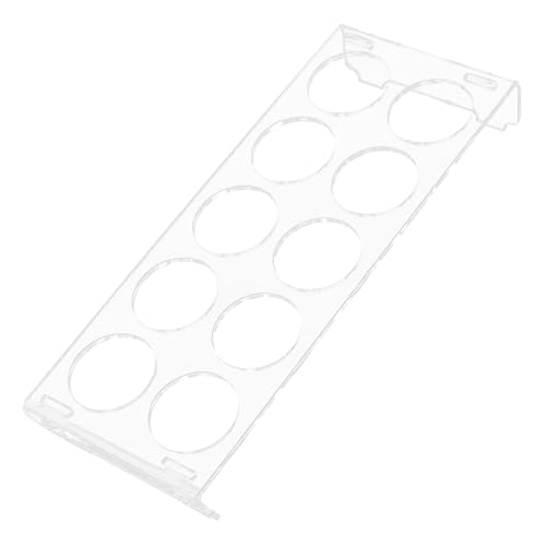 YARDWE 冷蔵庫用卵収納ボックス 耐久性ある安定素材製 卵形状に適応したスロット設計 衝撃防止構造 家用にな大容量オーガナイザー