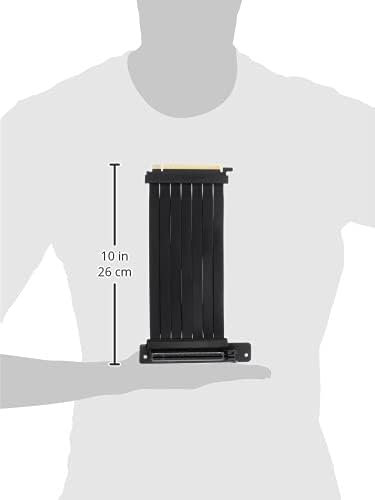 Miniatura 6 de ASUS ROG STRIX PCI-E - Cable elevador PCI-E 3.0 x16 de alta velocidad, extensor de tarjeta de extensión flexible, adaptador de 90 grados (9.449 in)
