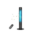 Ventilatore a Torre 92cm con Schermo LED Regolabile...