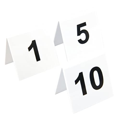 Numéros de table Olympia L981 lisibles et ultra résistants