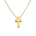 Tiny Cross Necklace/Minimal Necklace, Religious Necklace, Silver or Gold Cross Necklace from Hotmixcold