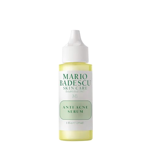 Image of Mario Badescu Anti Acne Serum for Combination & Oily Skin | Clarifying Gel-Serum that Tackles Clogged Pores | Formulated with Salicylic Acid and Glycerin