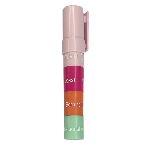 Bálsamo labial nutritivo - 1 g de cuidado de labios en barra, brillo natural, voluminizador, repelente de suciedad | Lápiz labial hidratante para mujeres Trabajo diario Viajes Citas Inicio
