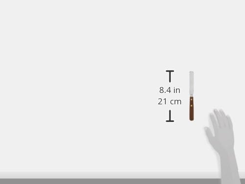 Miniatura 3 de Ateco Espátula pequeña SS de 4-14" con mango de madera