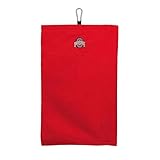NORTHWEST Ohio State Buckeyes NCAA Team Logo Micro Fiber Tri-Fold Golf Towel 16 x 24 Inches