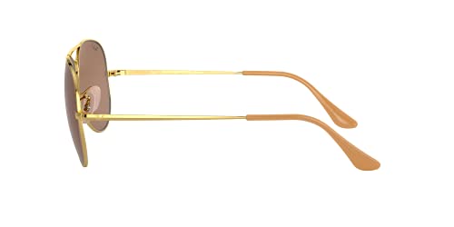 Image of Ray-Ban Unisex Polarized Pilot Sunglasses - 0RB3689