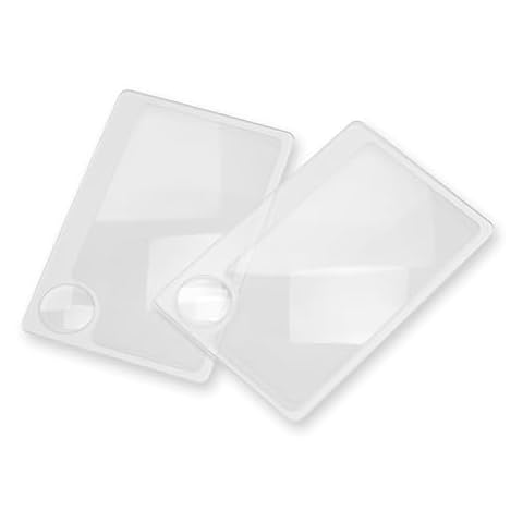 Carson WM-01 Wallet Magnifier Pack of 2 Cover