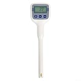 Format stylo convivial : appareil de mesure fin de style stylo avec un écran LCD clair et des dimensions compactes (8 x 5 x 1,7 cm, blanc) pour un échantillonnage confortable et des contrôles rapides en déplacement.