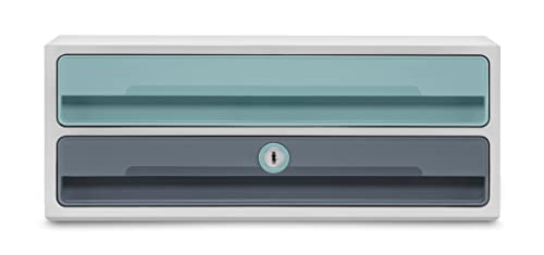 CEP Moov’up Secure Modul 2 Schubladen, abschliessbar Mint Grau