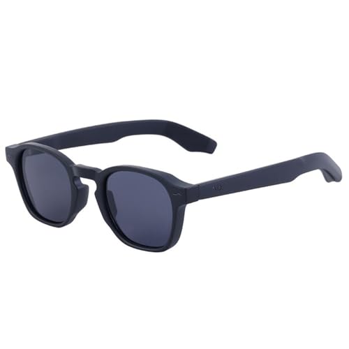 Lunettes de soleil ovales rétro pour réduire la fatigue visuelle avec style punk mat