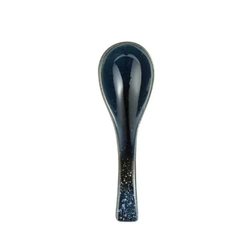 Cuillère à soupe rétro en céramique 13 cm pour riz et café - 2