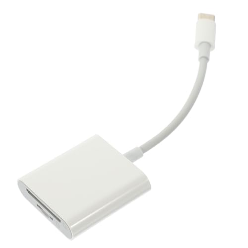 FRCOLOR Lector Tarjetas USB-c Adaptador Multifuncional Alta Velocidad Compatible con SD y Micro para Ordenador Portátil y Móvil