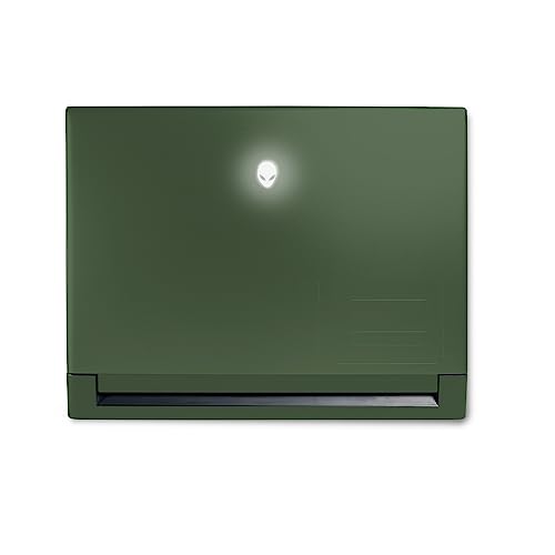 Image of MightySkins Skin Compatible with Alienware M18 R1 (2023) Full Wrap Kit - Solid Olive | Protective, Durable, and Unique Vinyl Decal wrap Cover | Easy to Apply & Change Styles | Made in The USA
