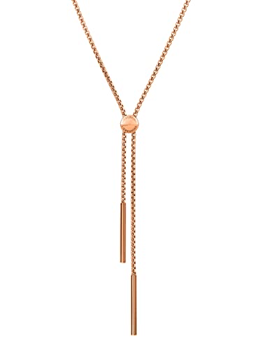 Boucles Oreilles et Collier Y en Acier Inoxydable Idée Cadeau Femme