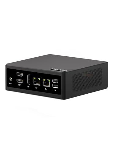 HISTTON Mini Computadora N305 (hasta 3,80 GHz), 16 GB DDR5 RAM 512 GB NVMe SSD, WiFi5, BT4.2, Mini Computadora Windows 11 Pro con 6 USB, Micro PC con Soporte TPM 2.0, Pequeño PC para Uso Empresarial