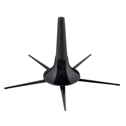 RuiJOTWAT Support d'instrument de trompette pliable et portable à 5 pieds, base de pied en métal, support d'instrument de trompette à base stable