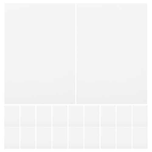 Papel para acuarela y pintura acrílica cartulina white en blanco de 8,27 x 5,83 pulgadas