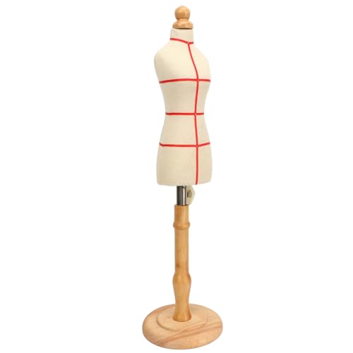 TOPINCN Damenpuppenschaufensterpuppe, Mini-Puppen-Modell-Schnürform weibliche Puppenschaufensterpuppe, Schaufensterpuppen-Körperkommode (Stil 1)
