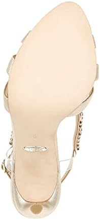 Badgley Mischka Women's Jacqueline II Heeled Sandal, Platino, 7 M US | Image 6