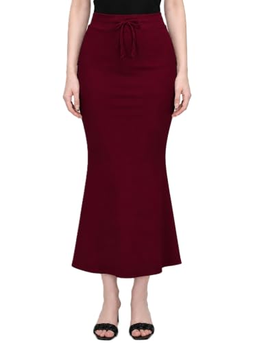 Image of Stretchable Saree Shapewear Petticoat for Women,Skirts for Women,Smooth Curve 4-Way Stretch Fish Cut Peticote Innerwear,Shape Wear Dress for Saree