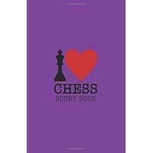 Chess Score Book I Love Chess Purple Cover | Record Your Games, Log Wins Moves & Strategy | Notebook, Note, Notation, Journal Match Scorebook | Easy To Carry Small Size Strategy Games Volume 12