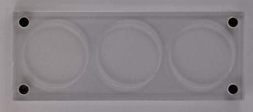Image of Empty Acrylic Display Case - Holds 3 Discs or Coins