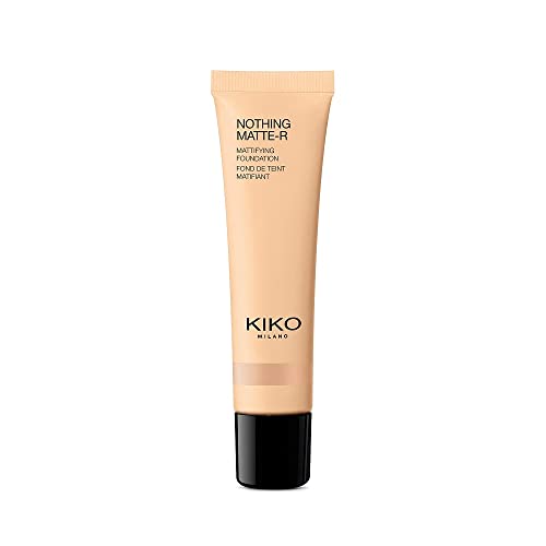 KIKO Milano Nothing Matte-R Mattifying Foundation 03 | Fondotinta Fluido Perfezionante ad Effetto Mat Fino a 12H