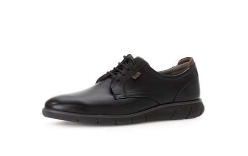 Pius Gabor Herren 0, Männer Halbschuhe,recyceltes Futter,Wechselfußbett,straßenschuhe,Strassenschuhe,Sportschuhe,Black,40 EU / 6.5 UK