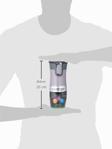 Miniatura 2 de Contigo , West Loop Autoseal Vaso Térmico Aislante De Acero Inoxidable Termo Para Café Sin B Unisex Adult, Morado Dark Blum , 1 Unidad Paquete De